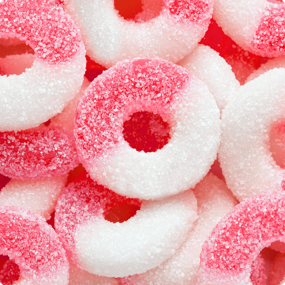 Frostys Gummi Rings Watermelon Variety USA Pick N Mix Candy Sweet Snacks
