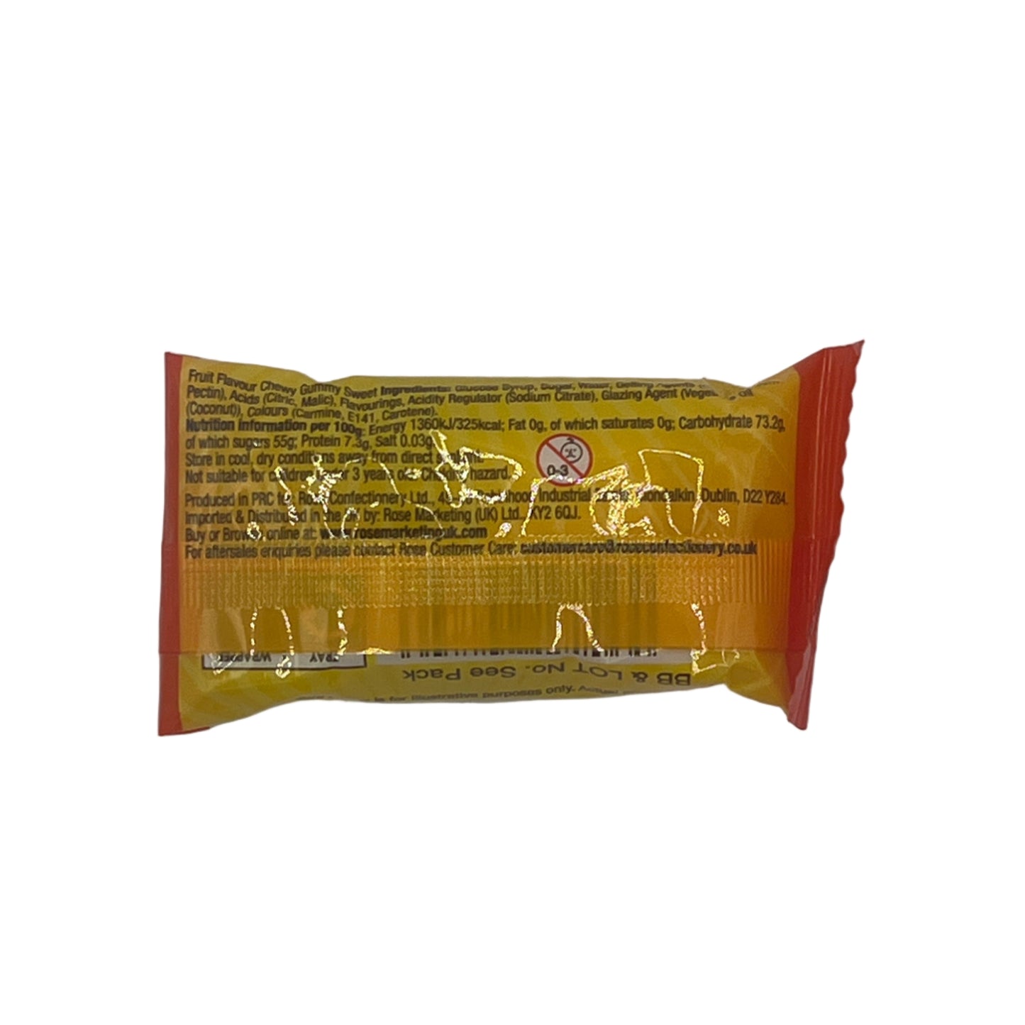 CLEARANCE: Gummy Hot Dog 8g, Candy, Variety, Fruity, Mixed, Gluten Free, Halal, Nut Free