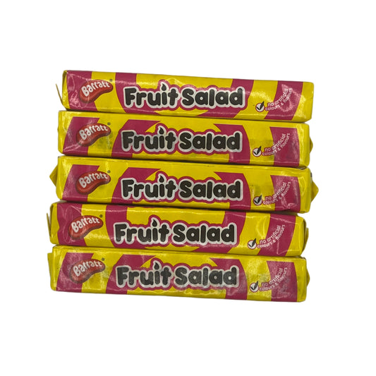 Barratt Fruit Salad Stick Pack Sweets 36g Gluten Free Vegetarian Candy - Frosty Sweet Factory