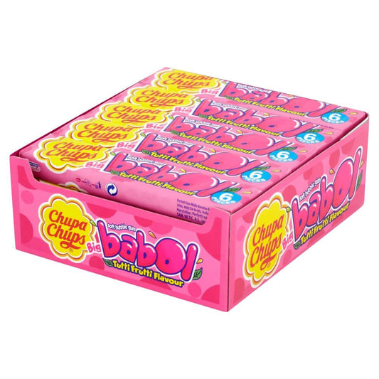 Chupa Chups Big Babol Tutti Frutti Flavour Soft Bubble Gum 27.6g - Frosty Sweet Factory