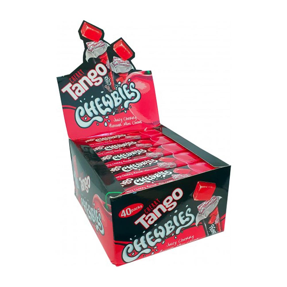 Tango Chewbies Variety Mix Mini Chews Halal Vegetarian Vegan Gelatine Free Gluten Free Stick Pack Candy Sweets
