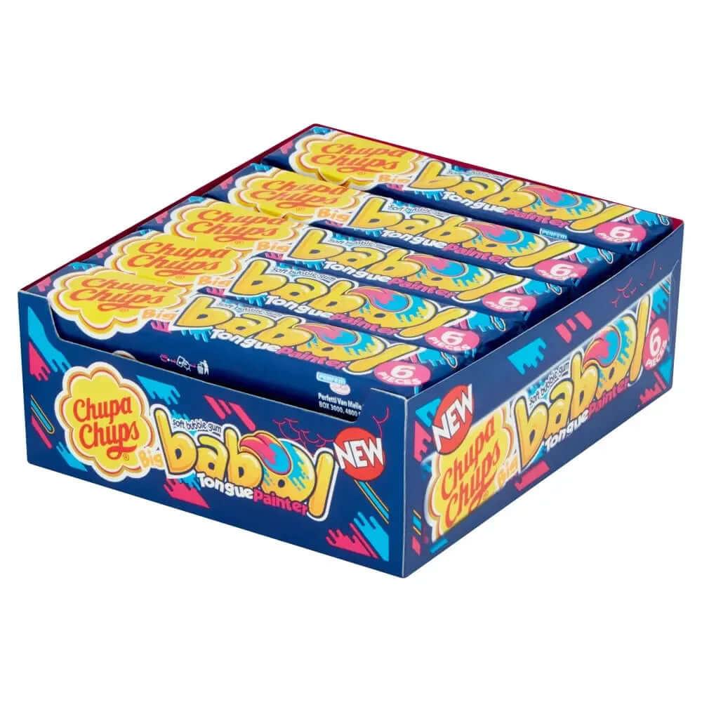 Chupa Chups Big Babol Blue Raspberry Flavour Soft Bubble Gum 27.6g - Frosty Sweet Factory