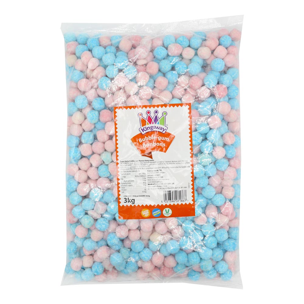 Bon Bons Bubblegum Vegan Vegetarian Halal Gluten Free Pick N Mix Candy