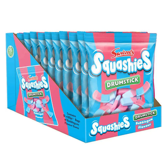 Swizzels Drumstick Squashies Bubblegum Flavour 120g Candy Sweet Snacks - Frosty Sweet Factory