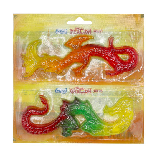 Vidal Dragon Jellies Candy Jelly Slurp Sweets 33g