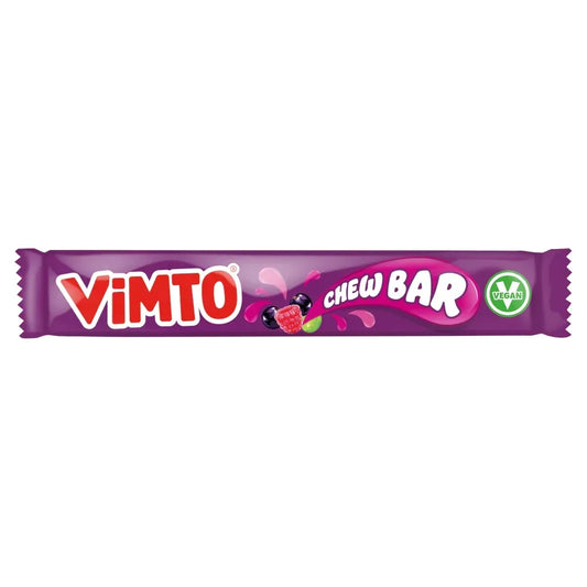 Vimto Chew Bar 18g Candy Chew Bars Sweets Vegan, Halal, Vegetarian - Frosty Sweet Factory