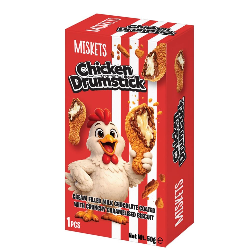 Miskets Chocolate Chicken Drumstick Box 50g