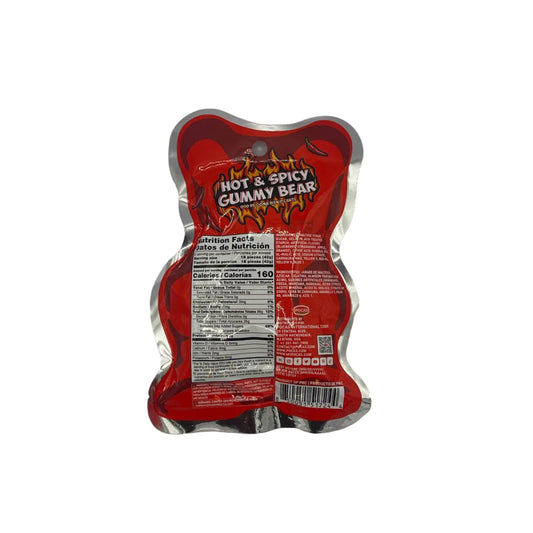 CLEARANCE: Pocas Gummy Bear Hot & Spicy 2.95oz (84g), USA Hot Candy, Spicy