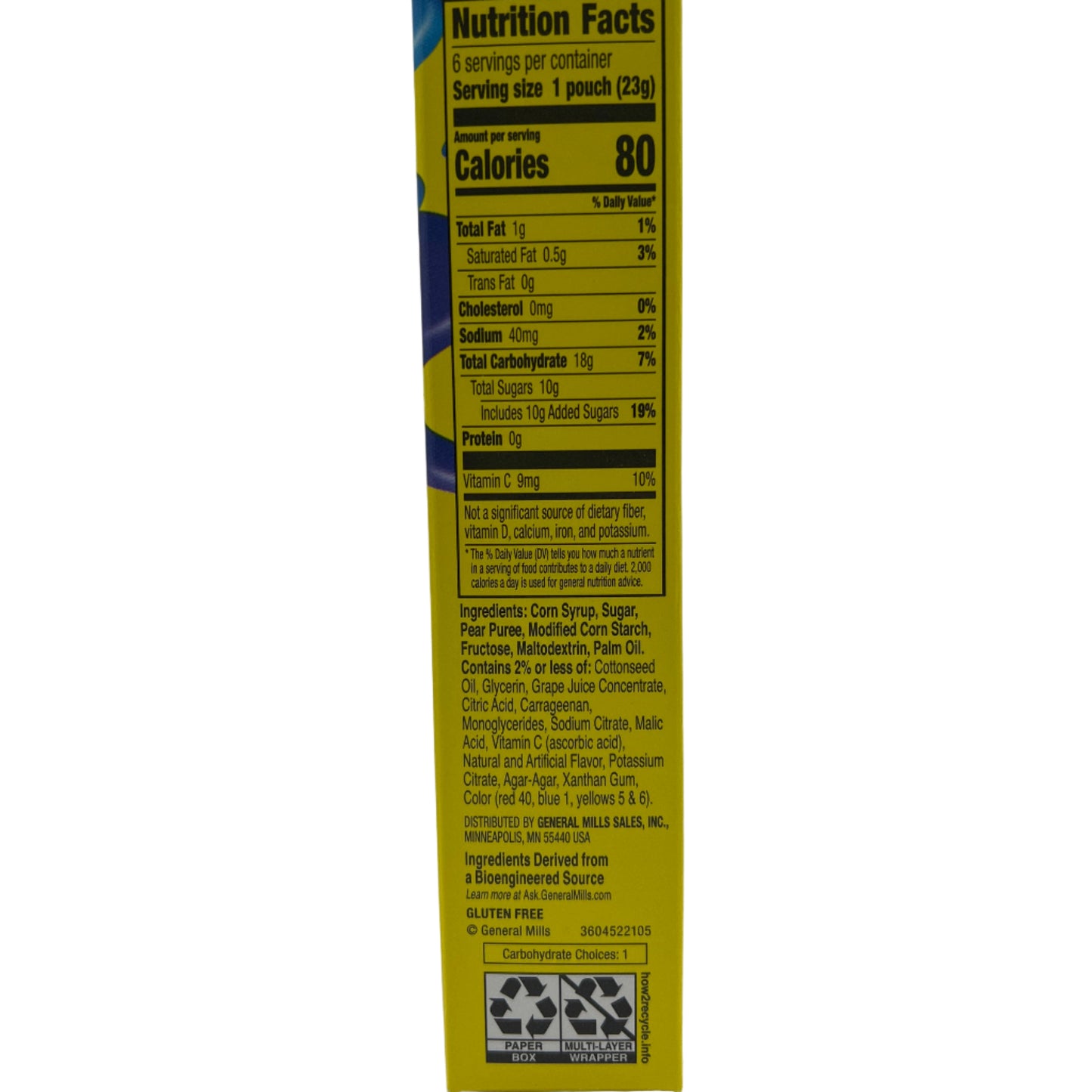 Betty Crocker Fruit Gushers Tropical Pack 4.8oz (136g) USA Candy Sweets Snacks