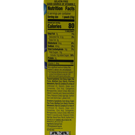 Betty Crocker Fruit Gushers Variety Pack 4.8oz (136g) USA Candy Sweets Snacks