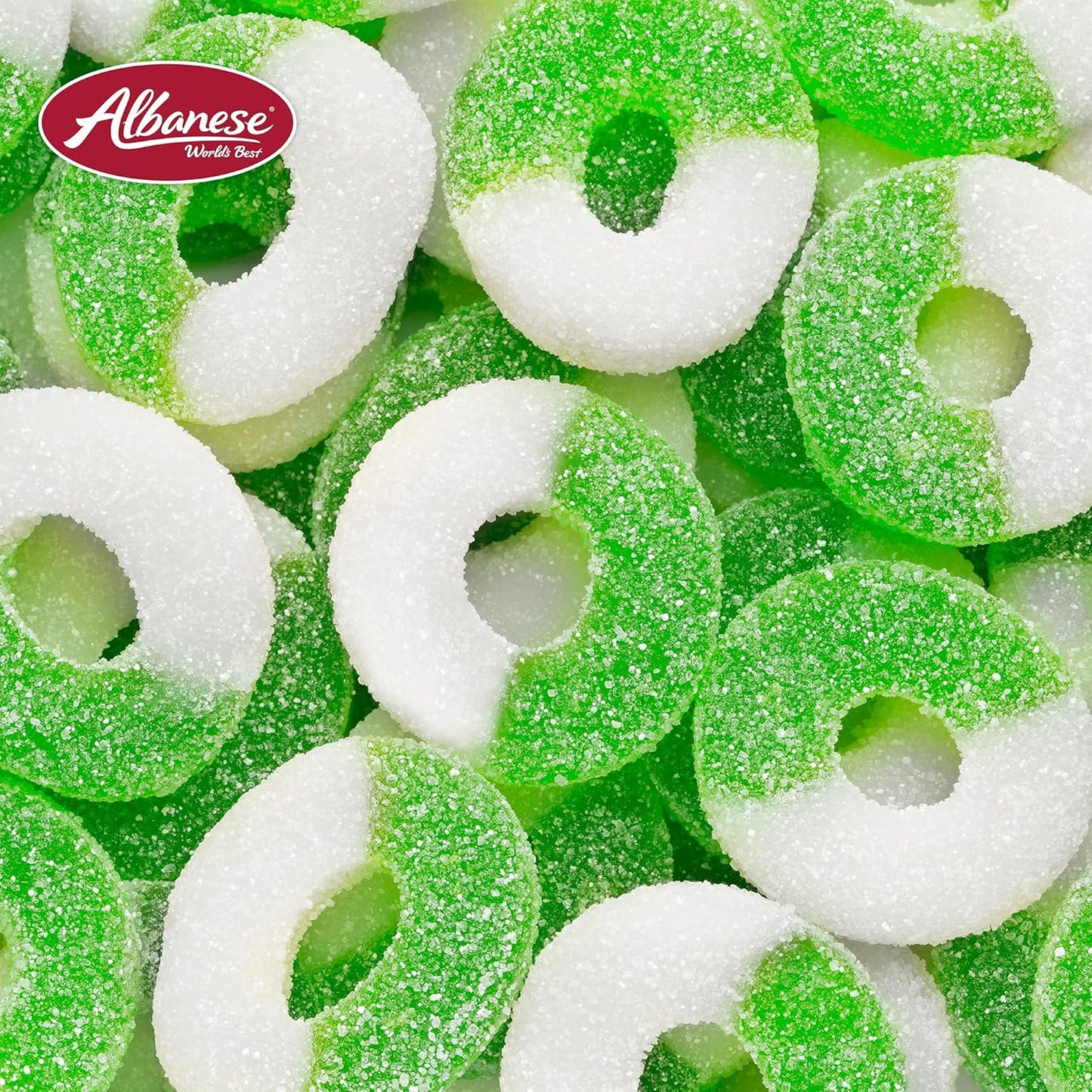 Frostys Gummi Rings Green Apple USA Pick N Mix Candy Sweet Snacks