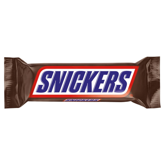 Snickers Caramel, Nougat, Peanuts & Milk Chocolate Bars 50g Vegetarian Halal Candy Chocolate Bar Snacks