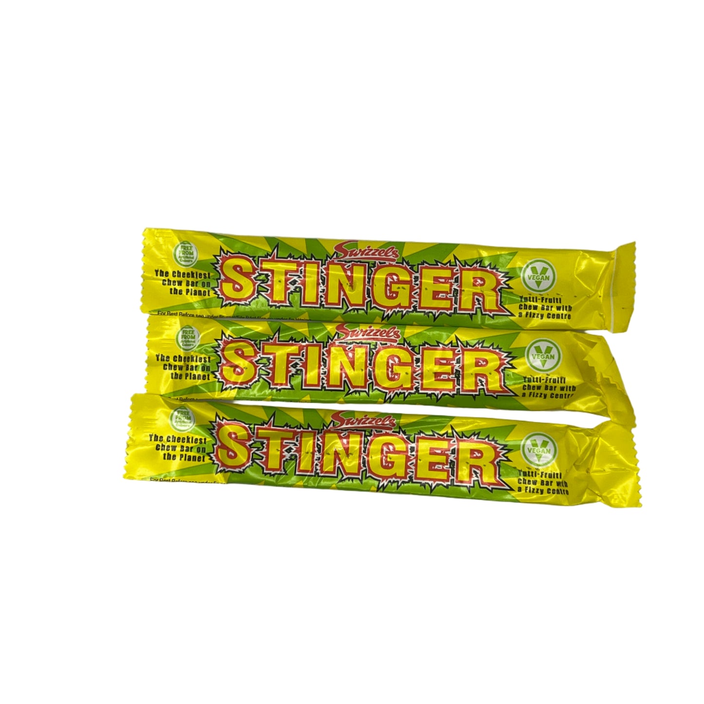 CLEARANCE: Swizzels Stinger Chew Bar 18g PMP Sour Candy Chew Bars Sweets Vegan, Halal, Vegetarian