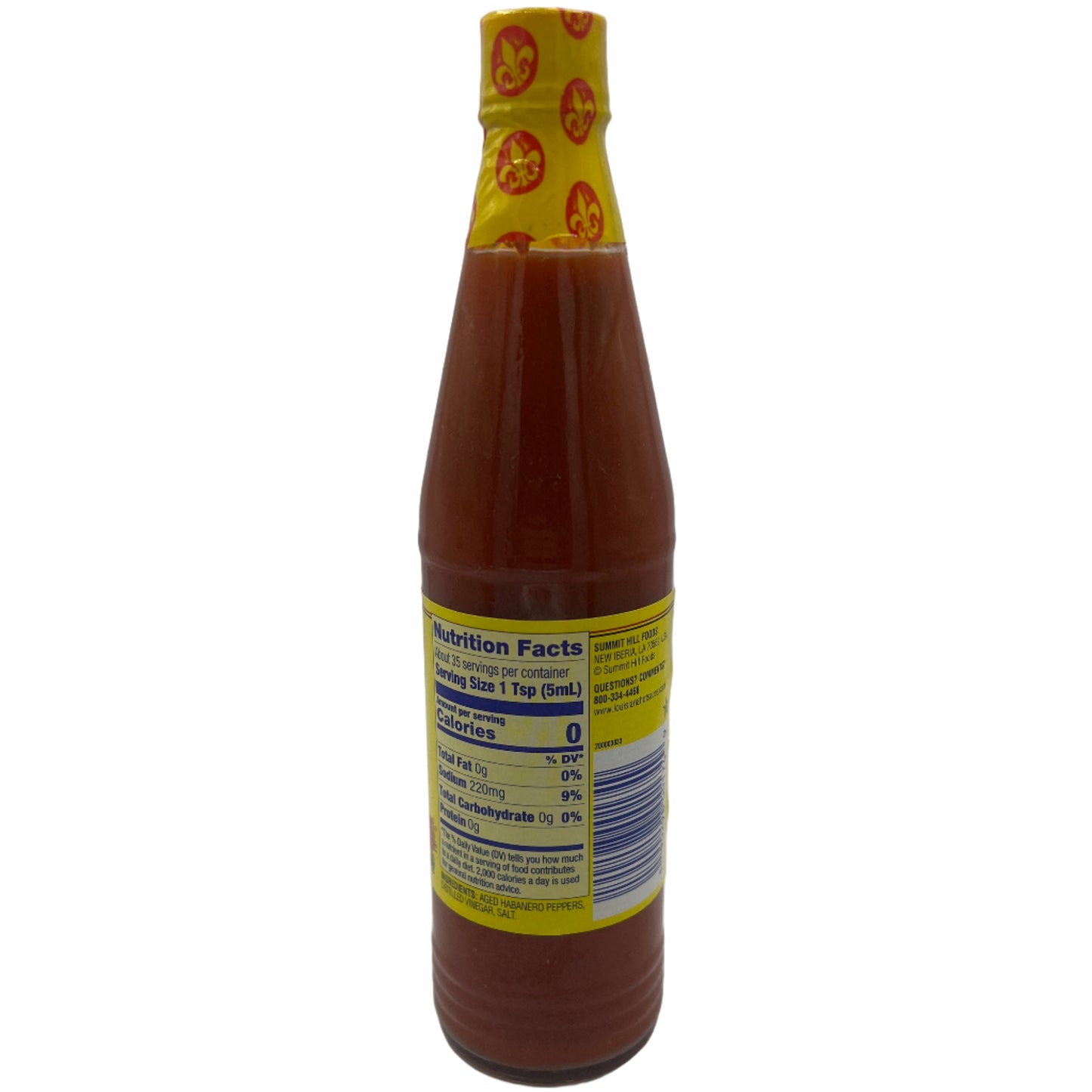 Louisiana Brand Hot Sauce Hotter 6oz (177ml) USA Hot Sauce American Dipping Cooking Hot Pepper Sauce