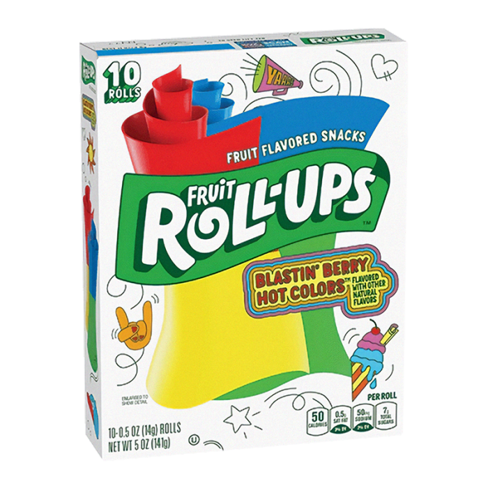 Betty Crocker Fruit Roll-ups USA Candy Fruit Roll Ups Vegetarian Halal Gelatine-Free Gluten-Free Candy Sweet Snacks