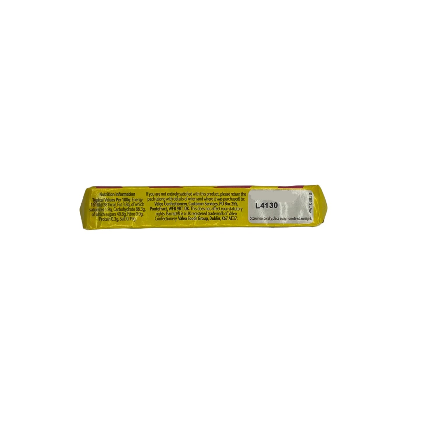 Barratt Fruit Salad Stick Pack Sweets 36g Gluten Free Vegetarian Candy - Frosty Sweet Factory