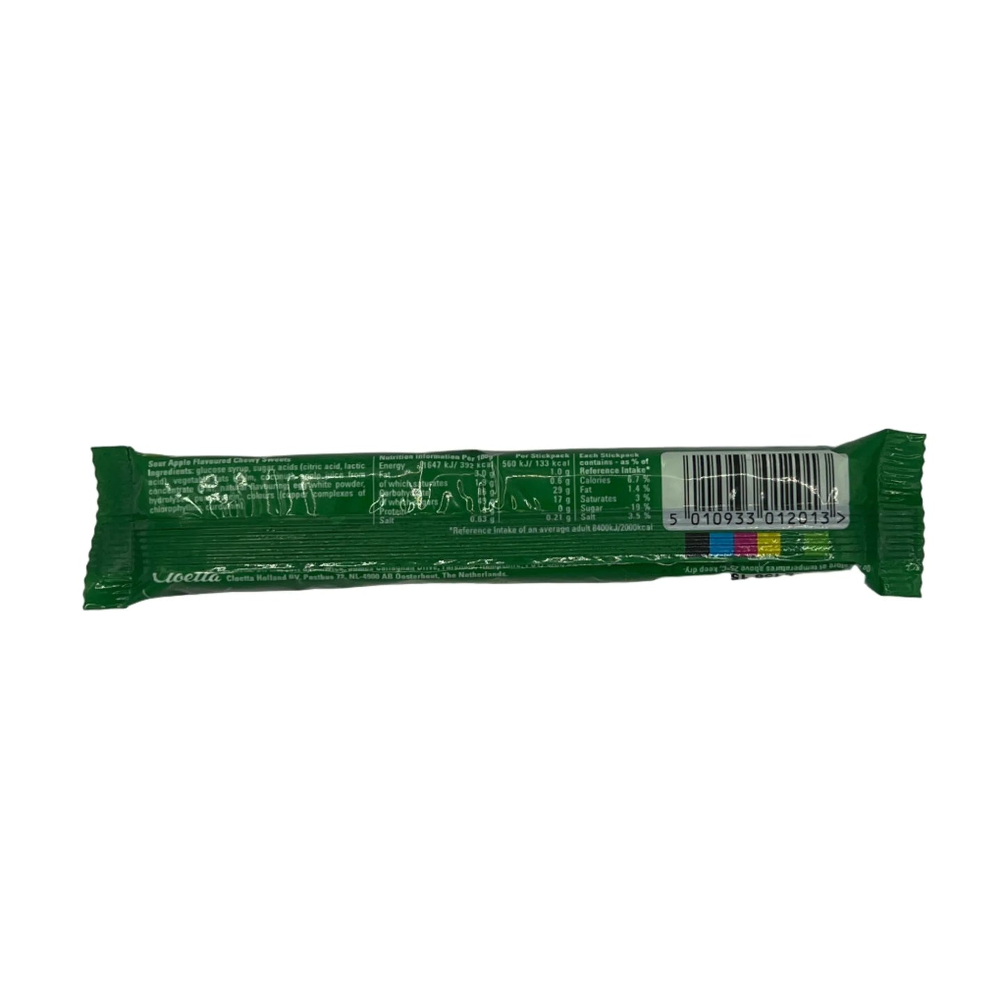 Xtreme Chewits Sour Apple Chews Sweets (34g) Vegetarian Halal - Frosty Sweet Factory