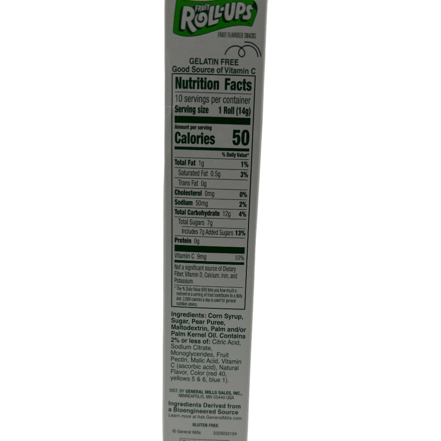 Betty Crocker Fruit Roll-Ups Tropical-Dye 5oz (141g) USA Candy Fruit Roll Ups Vegetarian Halal Gelatine-Free Gluten-Free Candy Sweet Snacks