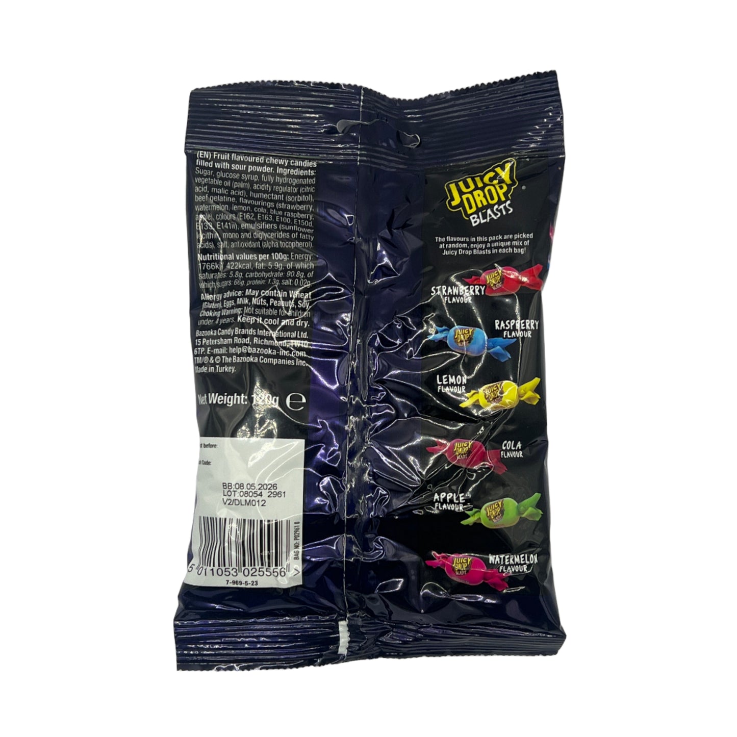 Bazooka Juicy Drop Blasts 120g PMP