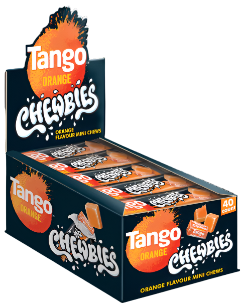 Tango Chewbies Variety Mix Mini Chews Halal Vegetarian Vegan Gelatine Free Gluten Free Stick Pack Candy Sweets
