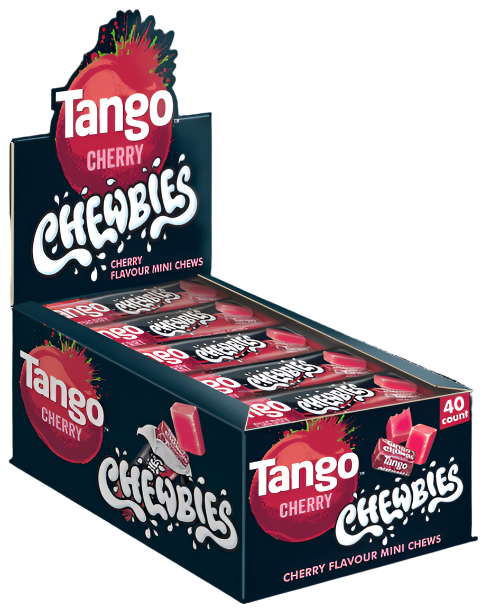 Tango Chewbies Variety Mix Mini Chews Halal Vegetarian Vegan Gelatine Free Gluten Free Stick Pack Candy Sweets