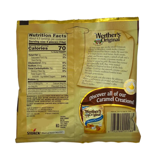 CLEARANCE: Werthers Caramel Coffee Hard Candies 2.65oz (77.9g) USA Hard Candy Sweets - Frosty Sweet Factory