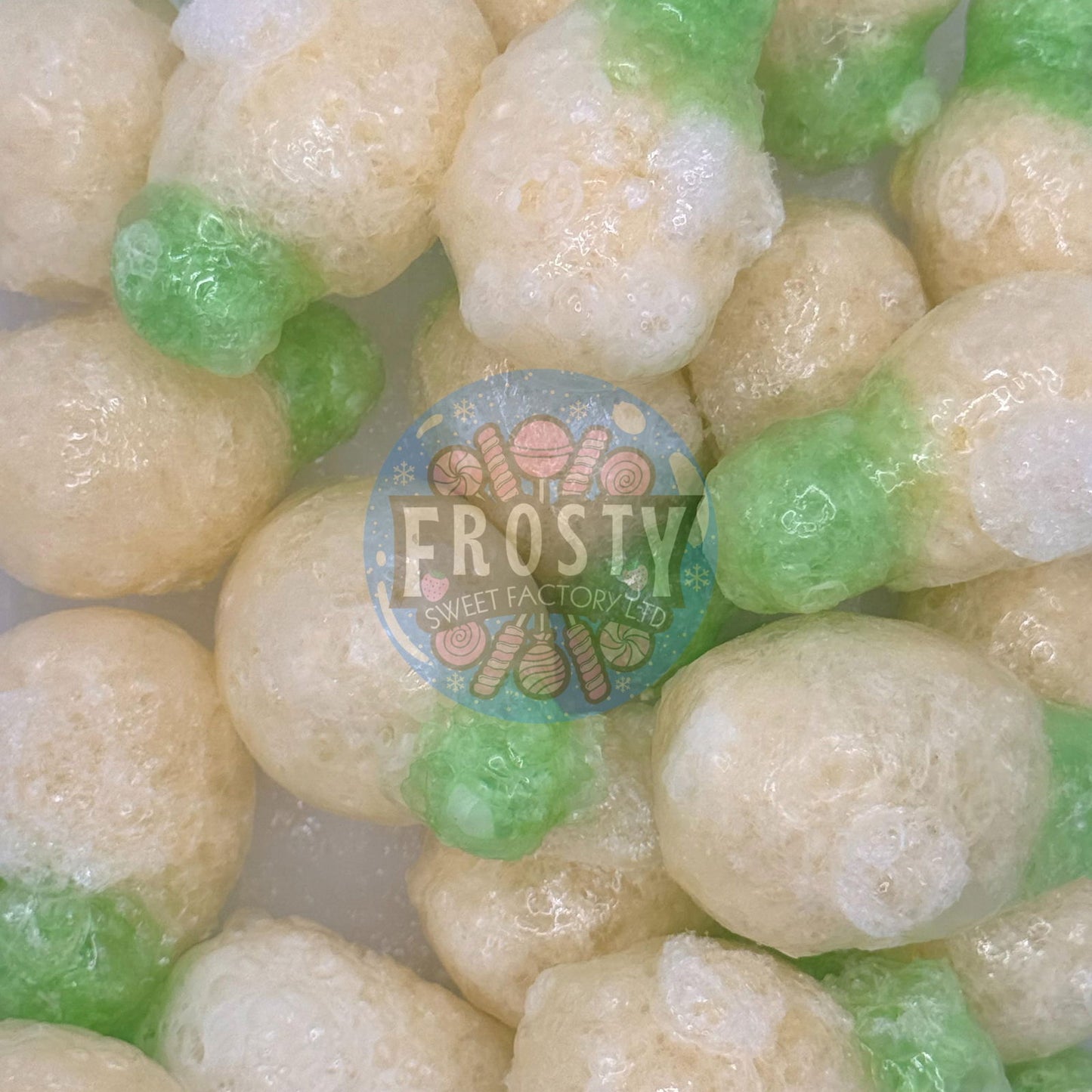 Freeze Dried Candy Fruit Peach Bursts 4D Fruit Sweets - Frosty Sweet Factory