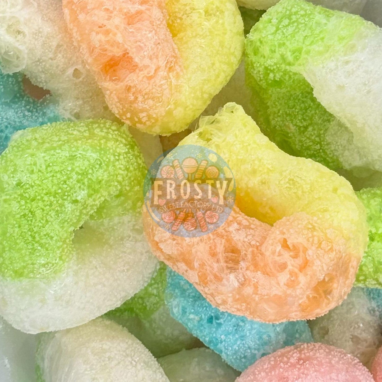 Freeze Dried Candy Rings Variety Mix USA Sweets - Frosty Sweet Factory