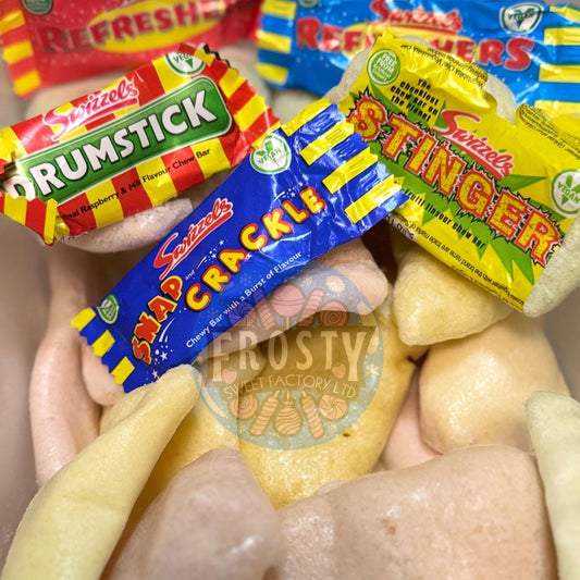 Freeze Dried Chew Bars Swizzels Mini Chew Bar Mix Sweets Candy Variety - Frosty Sweet Factory