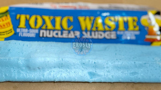 Freeze Dried Chew Bars Toxic Waste Nuclear Sludge Chew Bar Blue Raspberry Chew Bar Sour Sweets Candy - Frosty Sweet Factory