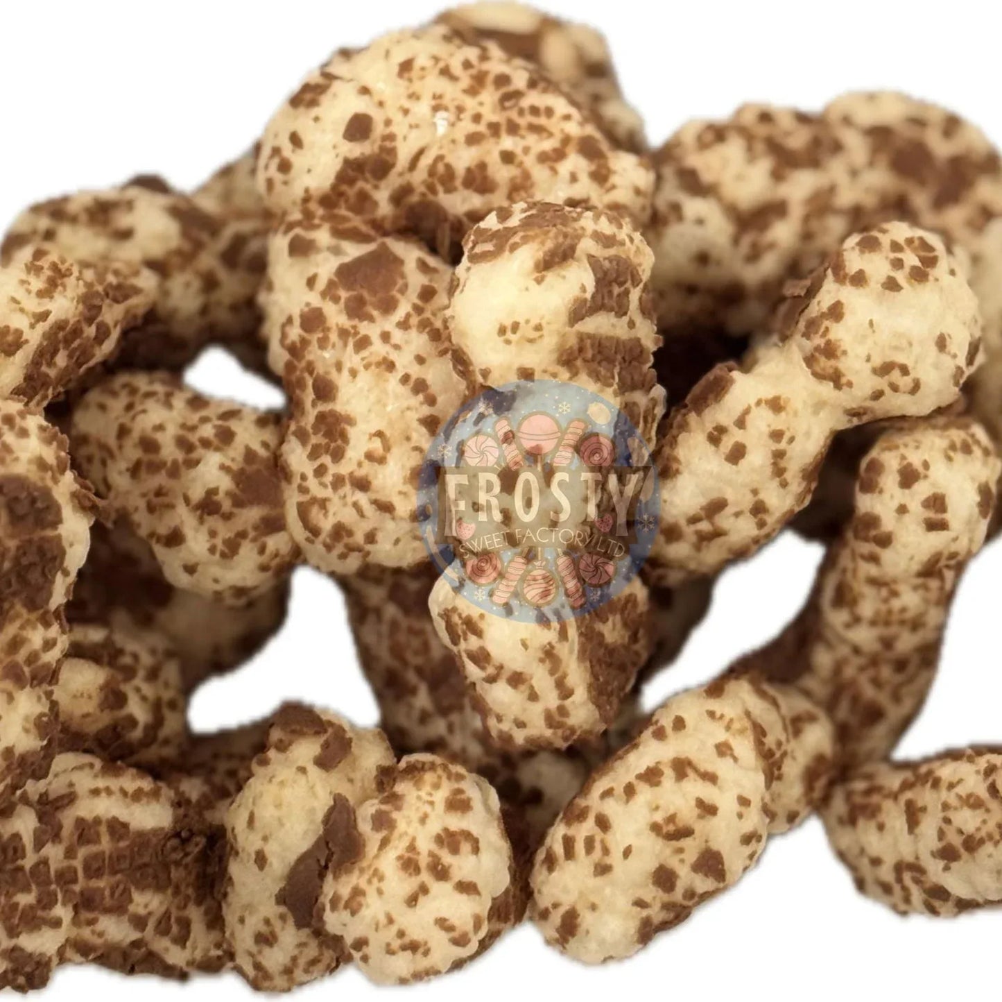 Freeze Dried Chocolate Curly Wurly Squirlies Candy Halal, Vegetarian, Milk Chocolate, Caramel Chocolate - Frosty Sweet Factory
