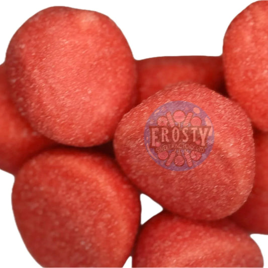 Freeze Dried Marshmallow Sugar Coated Mallow Foam Pops Paint Ball Candy Sweet Snack Red - Frosty Sweet Factory