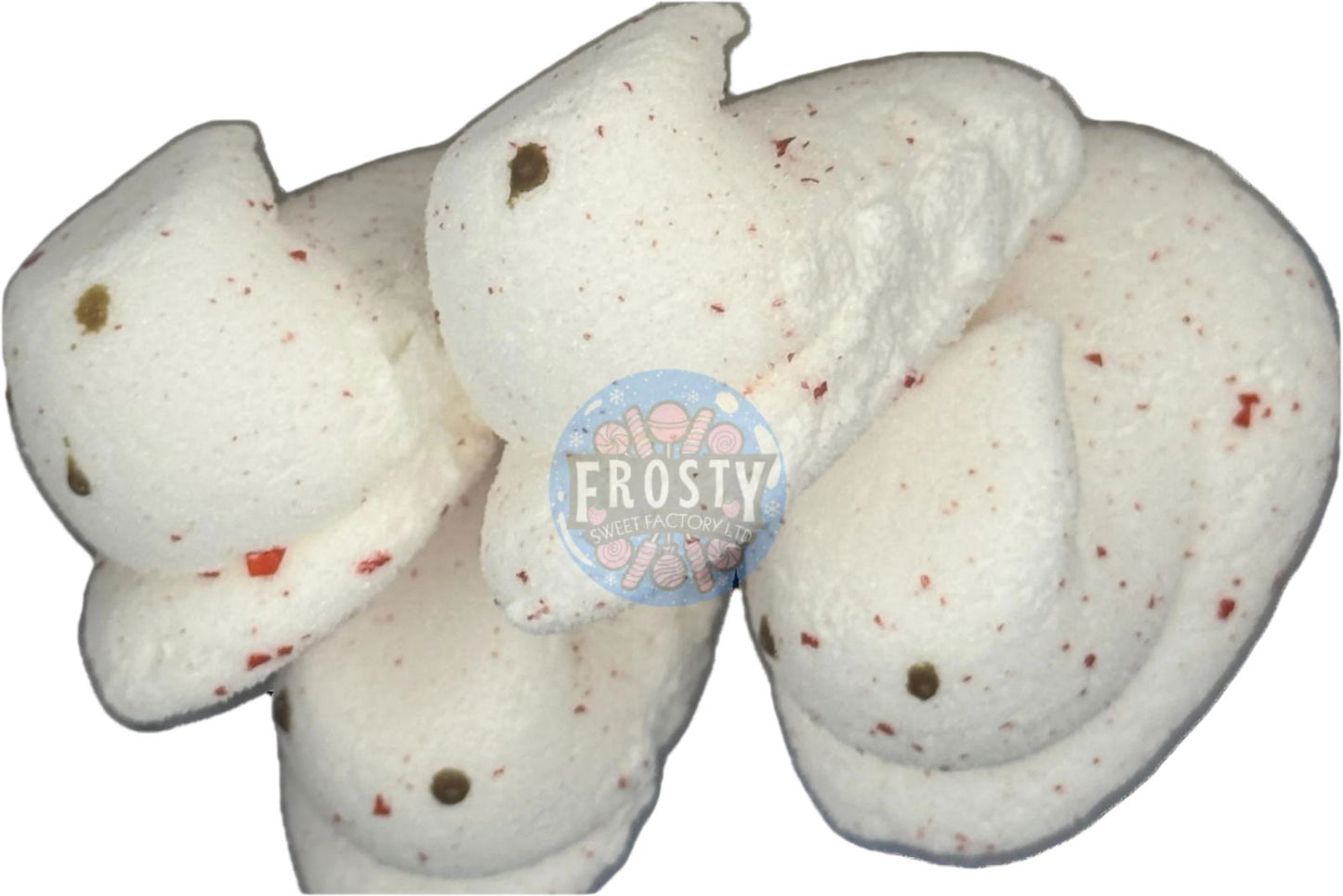 Freeze Dried Marshmallows Peeps Candy Cane Mallows USA Marshmallow Candy Sweets - Frosty Sweet Factory