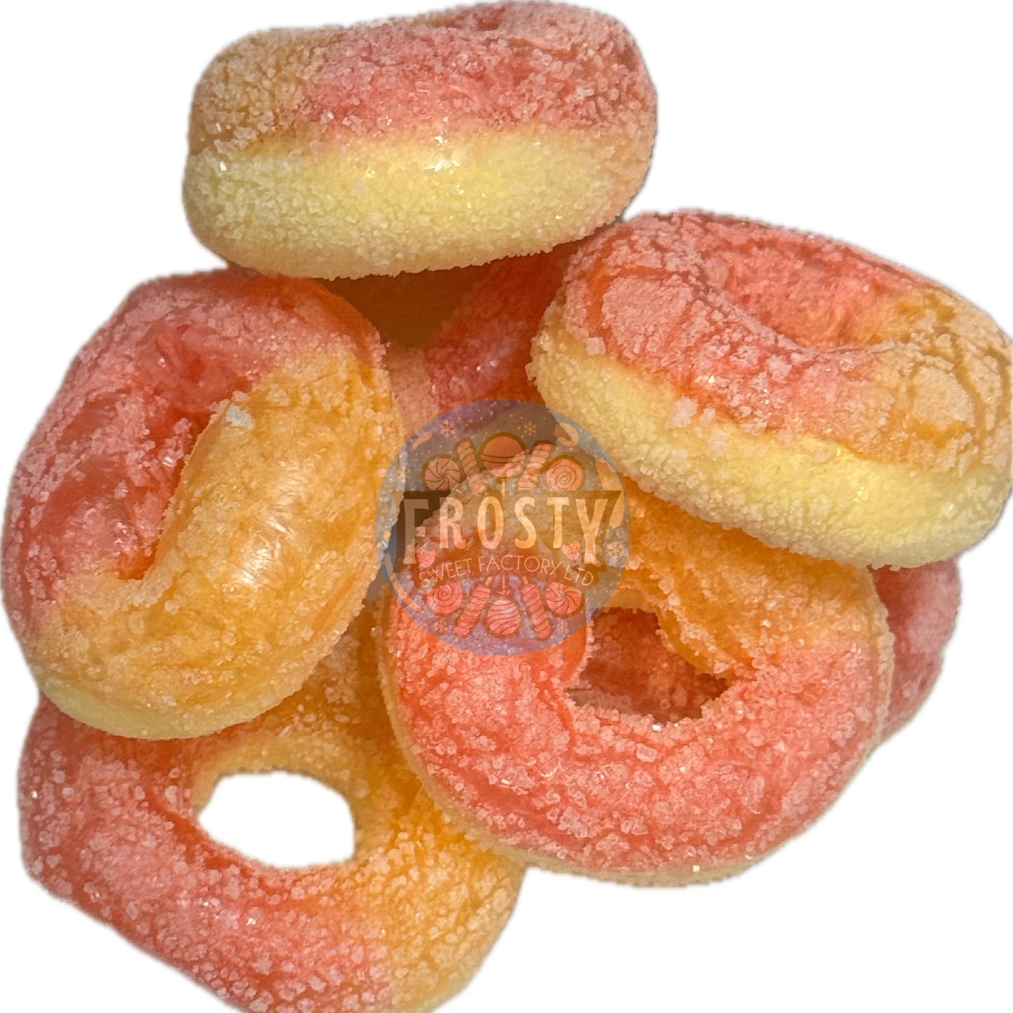 Freeze Dried Sweets Apple, Blue Raspberry, Fizzy, Peach Watermelon Rings Pick N Mix Halal Candy Salad Snack Sweets