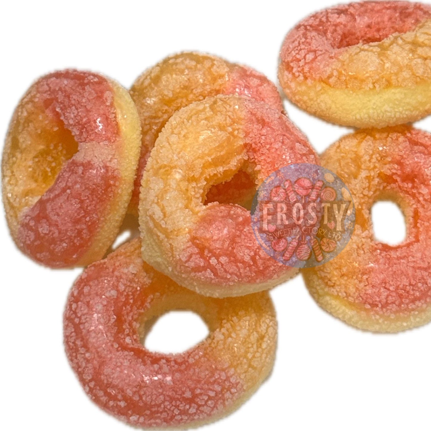 Freeze Dried Sweets Apple, Blue Raspberry, Fizzy, Peach Watermelon Rings Pick N Mix Halal Candy Salad Snack Sweets