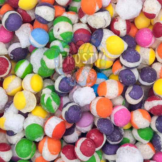 Freeze Dried Sweets Skidz Variety Pops Candy Snack 5 flavour Freeze Dried Skittles Mix - Original, Sour, Wild Berry, Dessert, Tropical - Frosty Sweet Factory