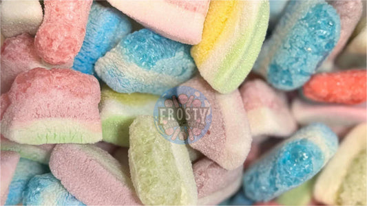 Freeze Dried Sweets Sour Strawberry Candy Slices - Frosty Sweet Factory