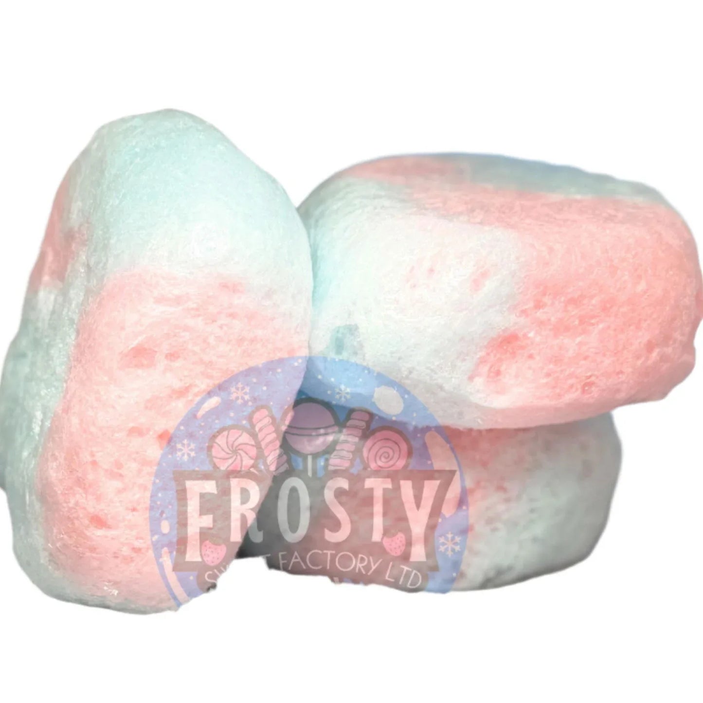Freeze Dried Sweets Mega Discs Candy Floss Candy - Frosty Sweet Factory