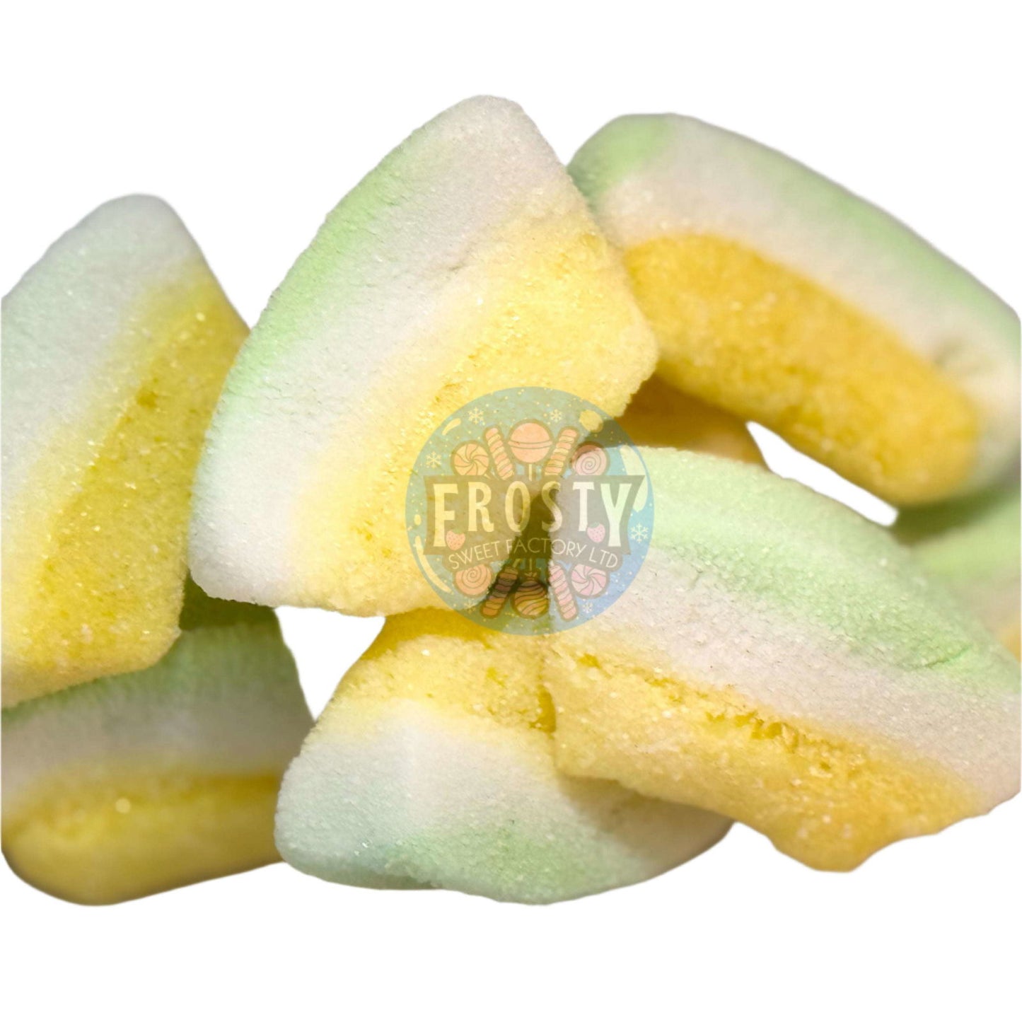 Freeze Dried Sweets Pina Colada Slices Pick N Mix Candy - Frosty Sweet Factory