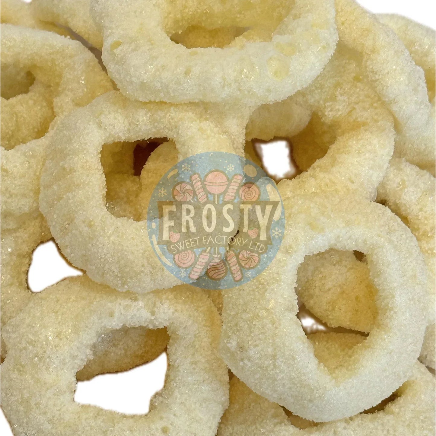 Freeze Dried Sweets Donut Rings Candy Snacks Pineapple - Frosty Sweet Factory