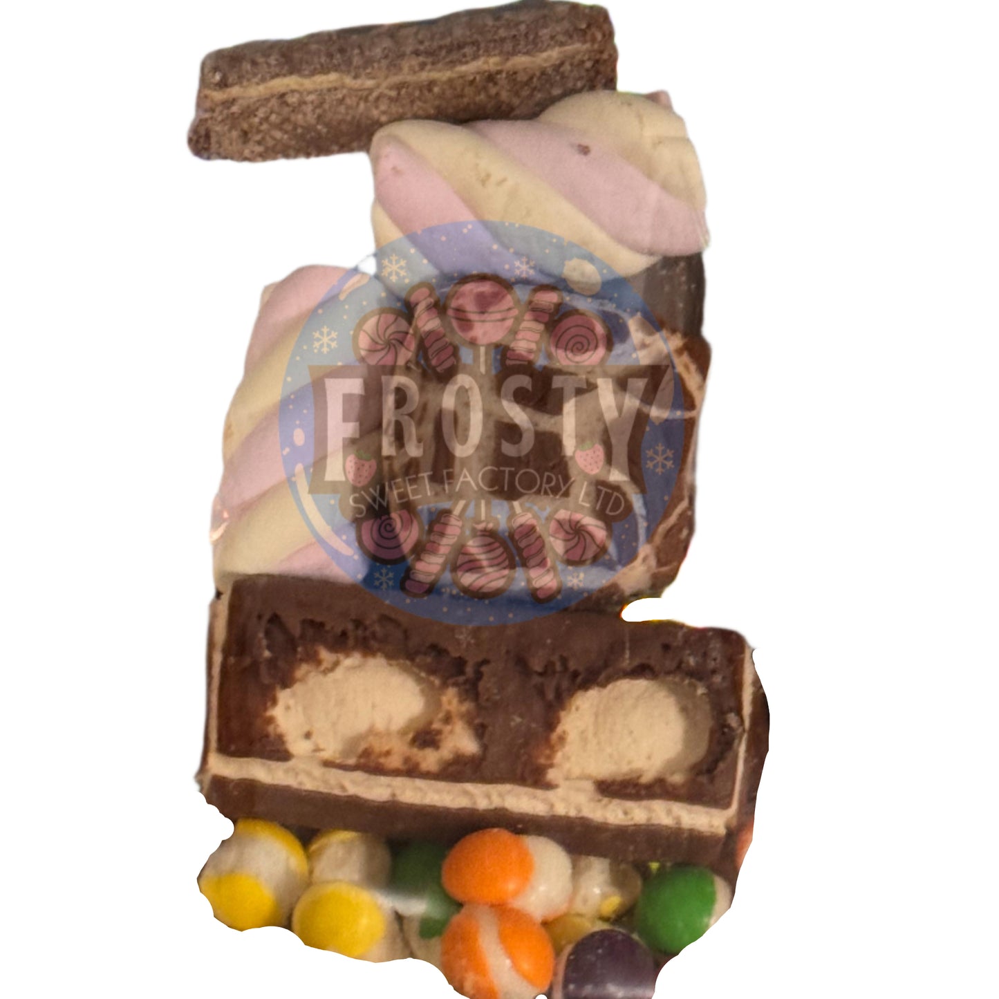Freeze Dried Chocolate, Sweets & Marshmallows Halal Mix Bag Skittles, Chocolate, Mallow Mix Variety Marshmallow Sweets Candy - Frosty Sweet Factory