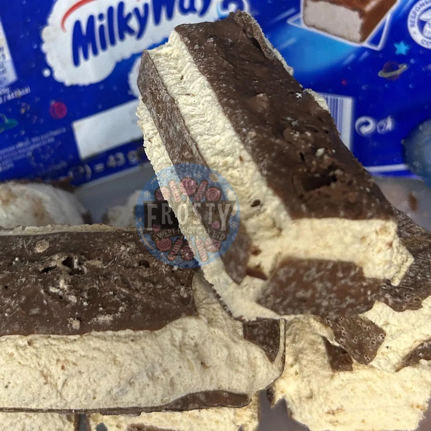 Freeze Dried Chocolate Milky Choco Logs Milk Chocolate Sweets Candy, Gelatine Free, Halal, Vegetarian - Frosty Sweet Factory