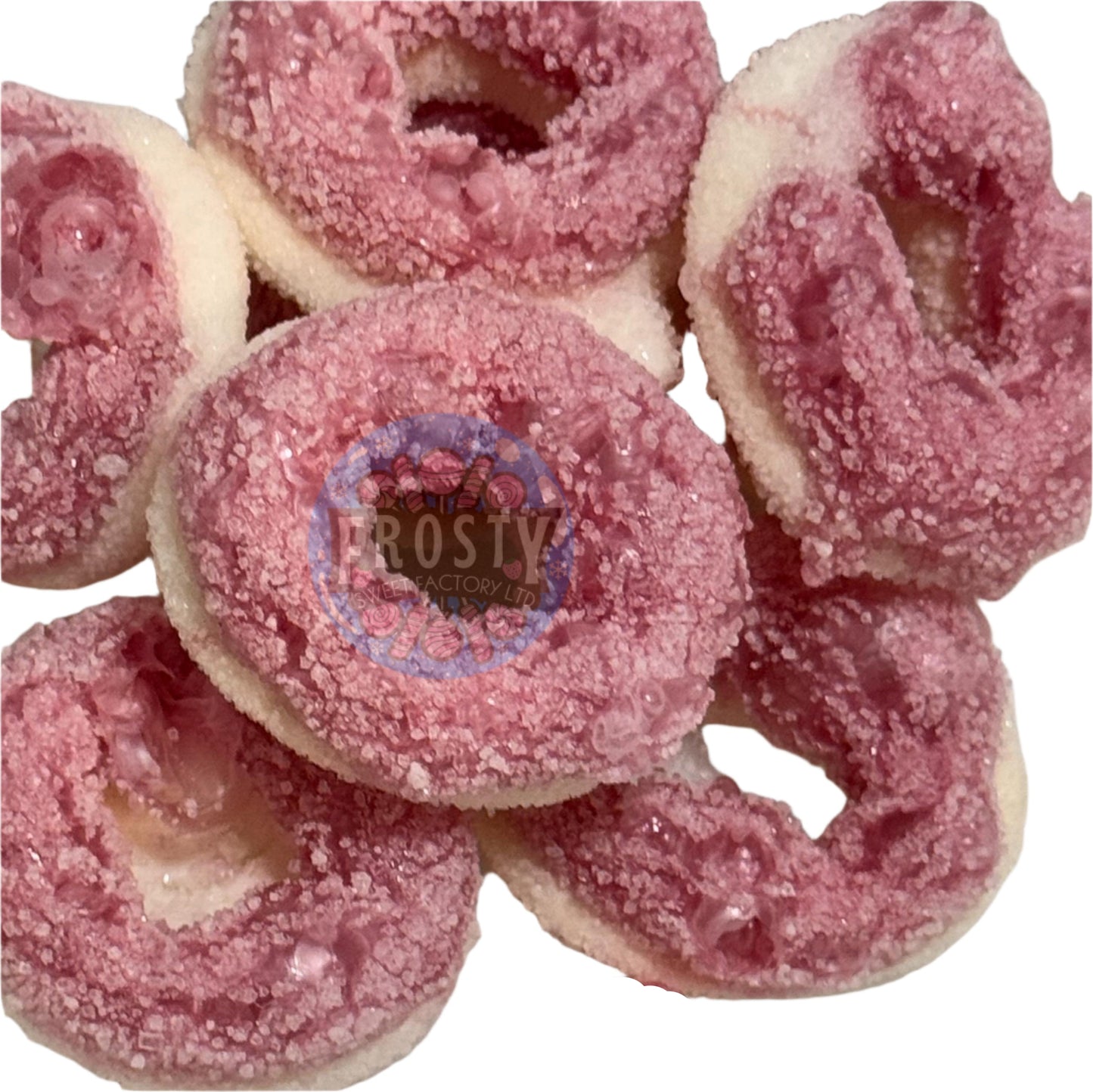 Freeze Dried Sweets Apple, Blue Raspberry, Fizzy, Peach Watermelon Rings Pick N Mix Halal Candy Salad Snack Sweets