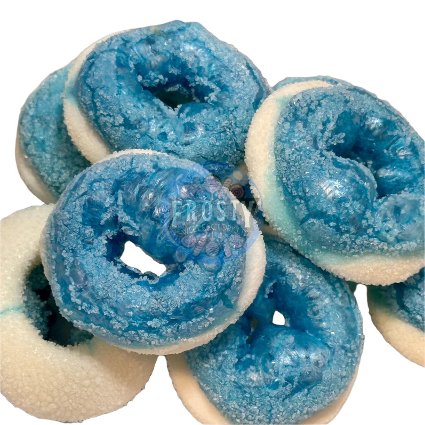 Freeze Dried Sweets Apple, Blue Raspberry, Fizzy, Peach Watermelon Rings Pick N Mix Halal Candy Salad Snack Sweets