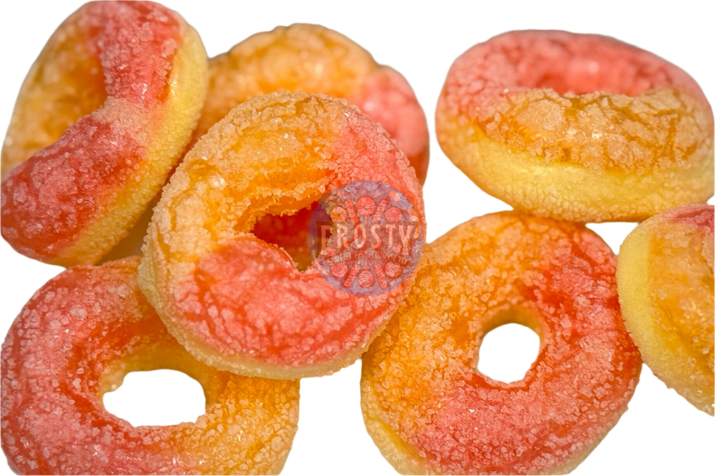 Freeze Dried Sweets Apple, Blue Raspberry, Fizzy, Peach Watermelon Rings Pick N Mix Halal Candy Salad Snack Sweets