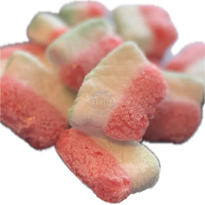Freeze Dried Sweets Wedge Slices Halal Candy Snacks Watermelon - Frosty Sweet Factory