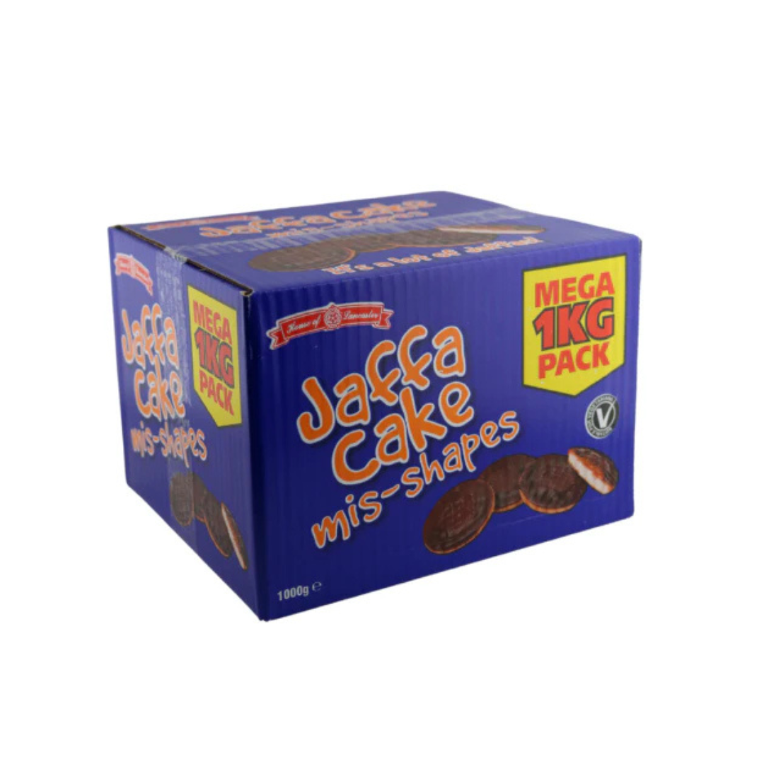 House of Lancashire Jaffa Cakes Misfits Big Value 1KG Biscuits Box