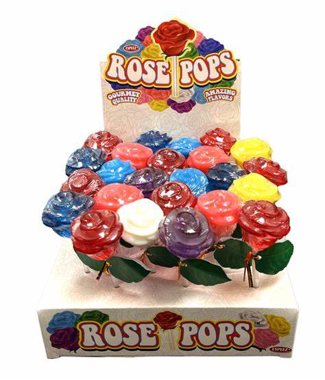 Espeez Rose Pop USA Lollipop Candy Lollies Sweets