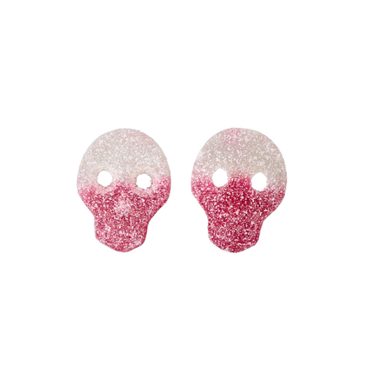 Pick N Mix Fizzy Red & White Skulls Sweets Halal Vegan Vegetarian Candy - Frosty Sweet Factory