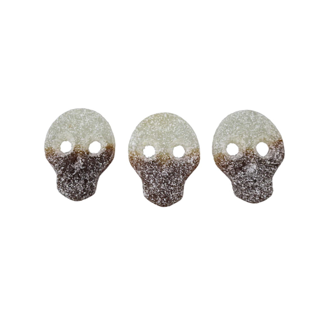 Frostys Vegan Fizzy Jelly Skulls Variety Mix Vegetarian Halal Candy Salad Sweet Snacks